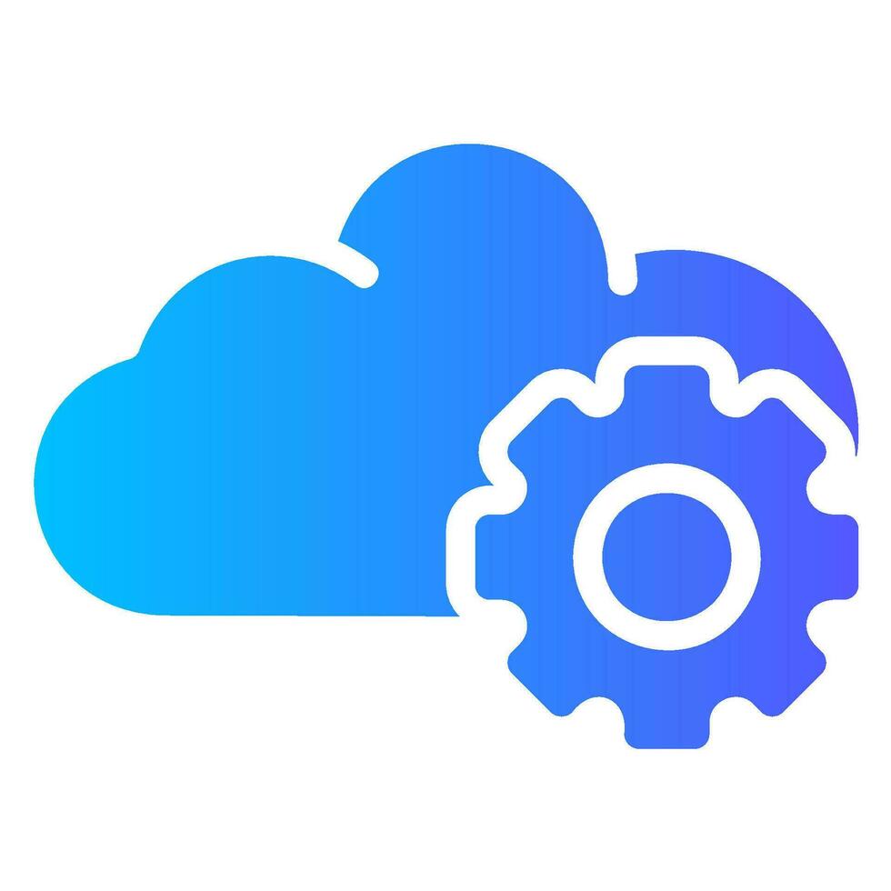 saas gradient icon vector