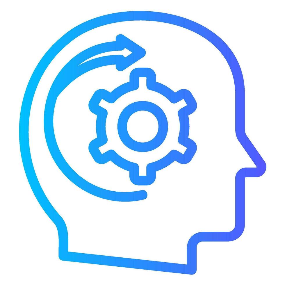 smart gradient icon vector