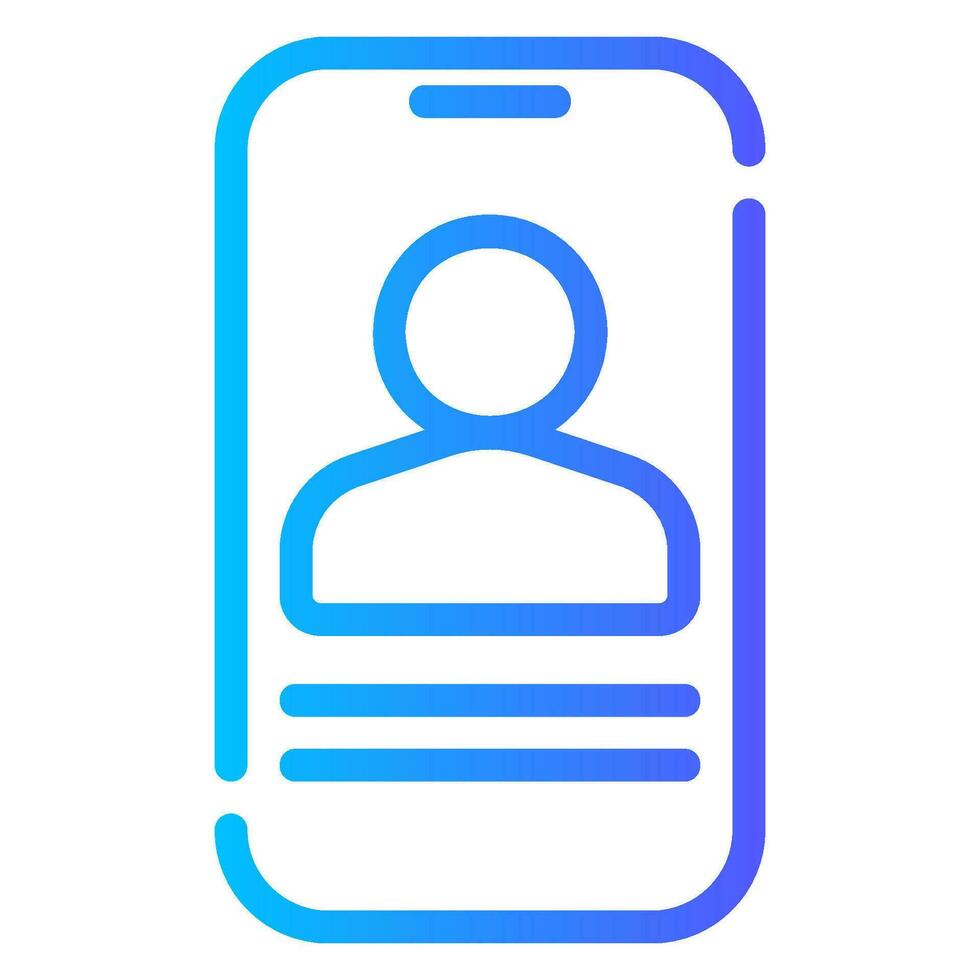 open enrollment gradient icon vector