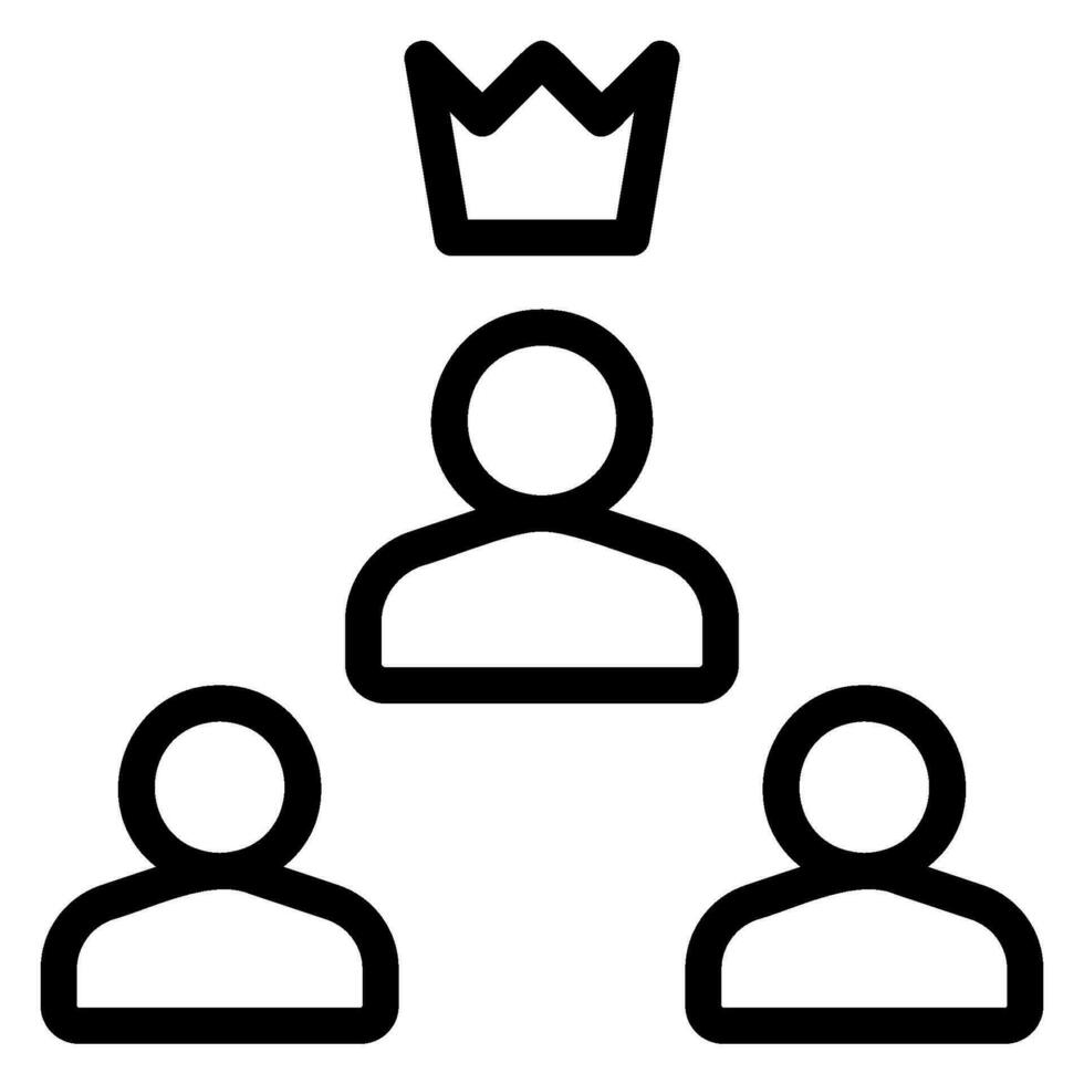 vip line icon vector