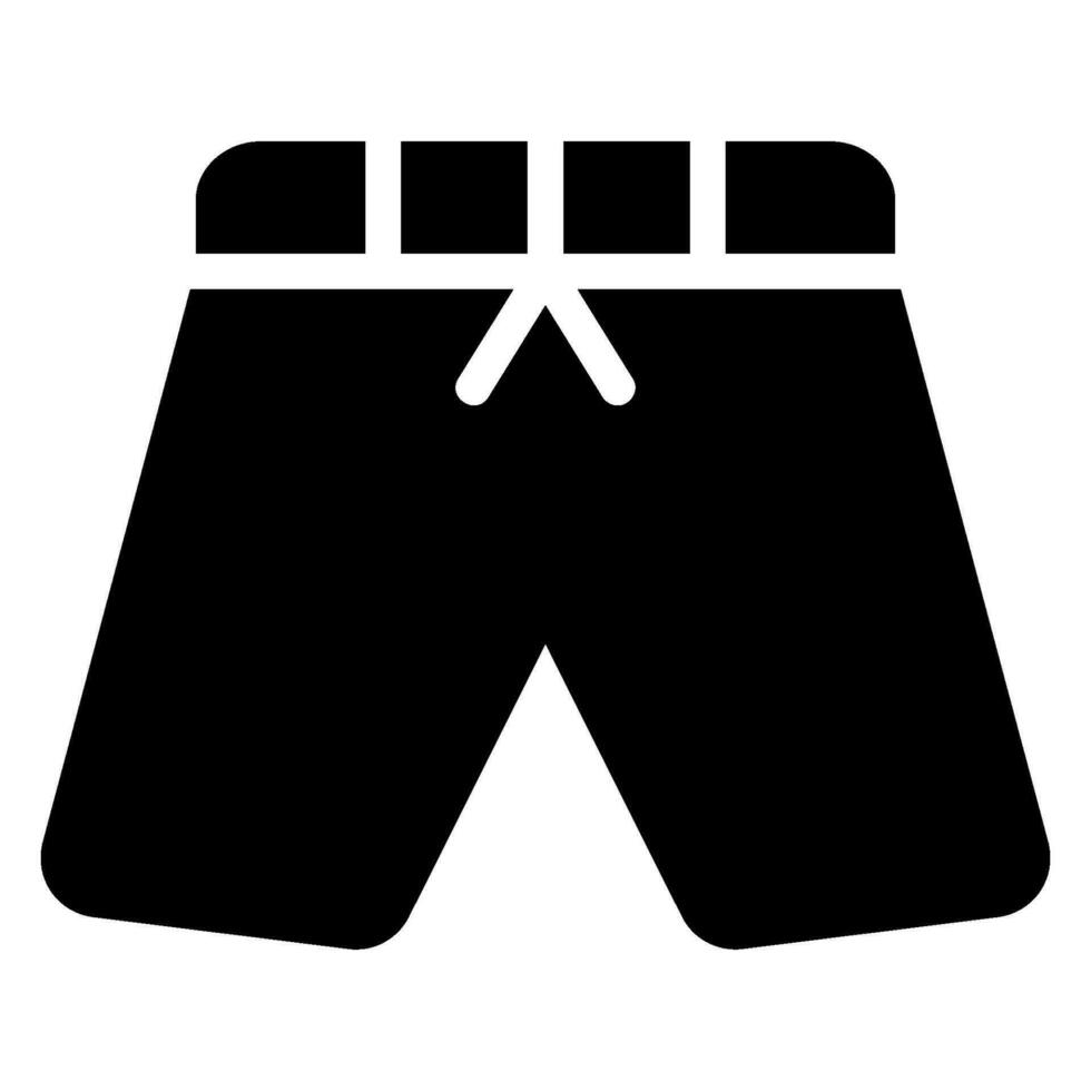 shorts glyph icon vector