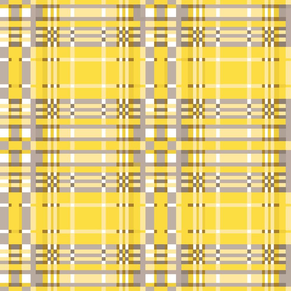 Yellow and grey lines on white background textile design vector