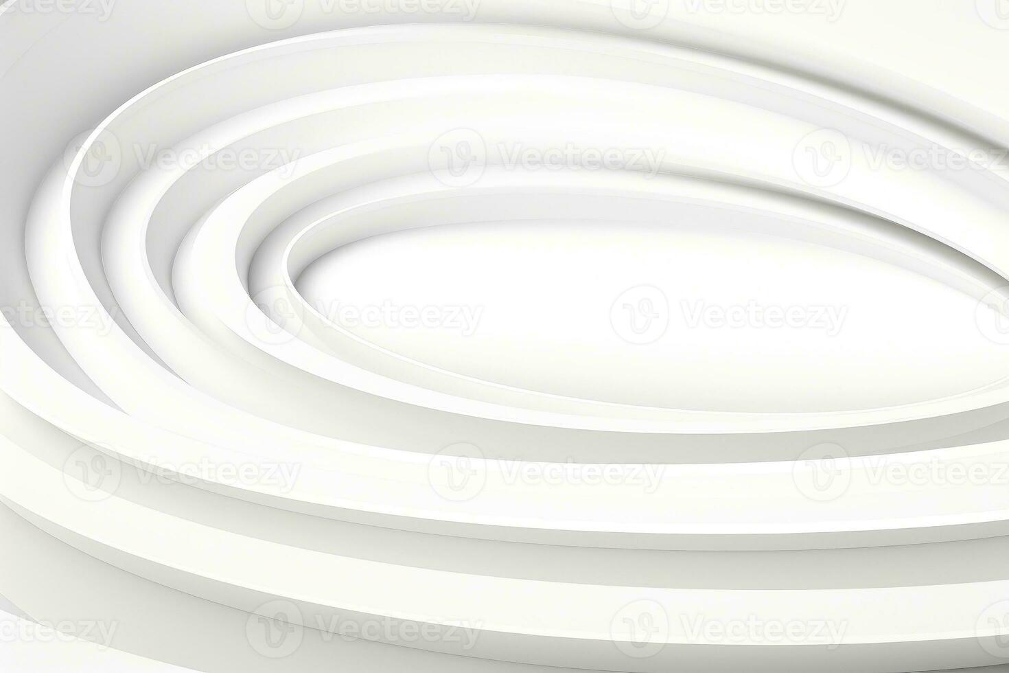 AI generated Abstract futuristic architecture background, Minimal technology white backdrop, Generative AI photo