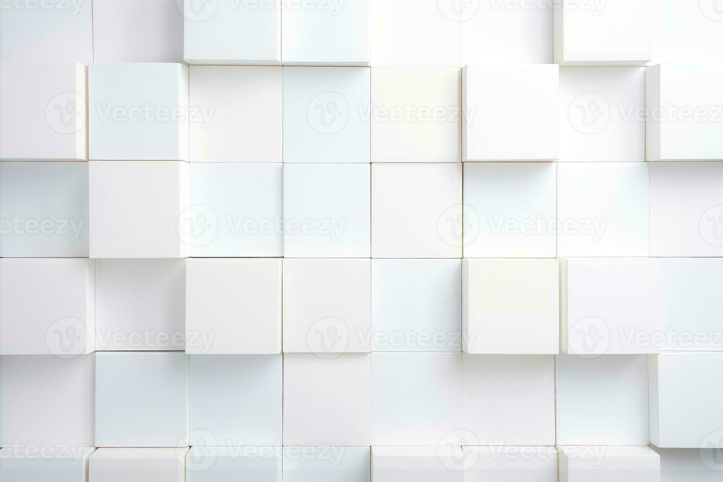 AI generated Abstract futuristic architecture background, Minimal technology white backdrop, Generative AI photo