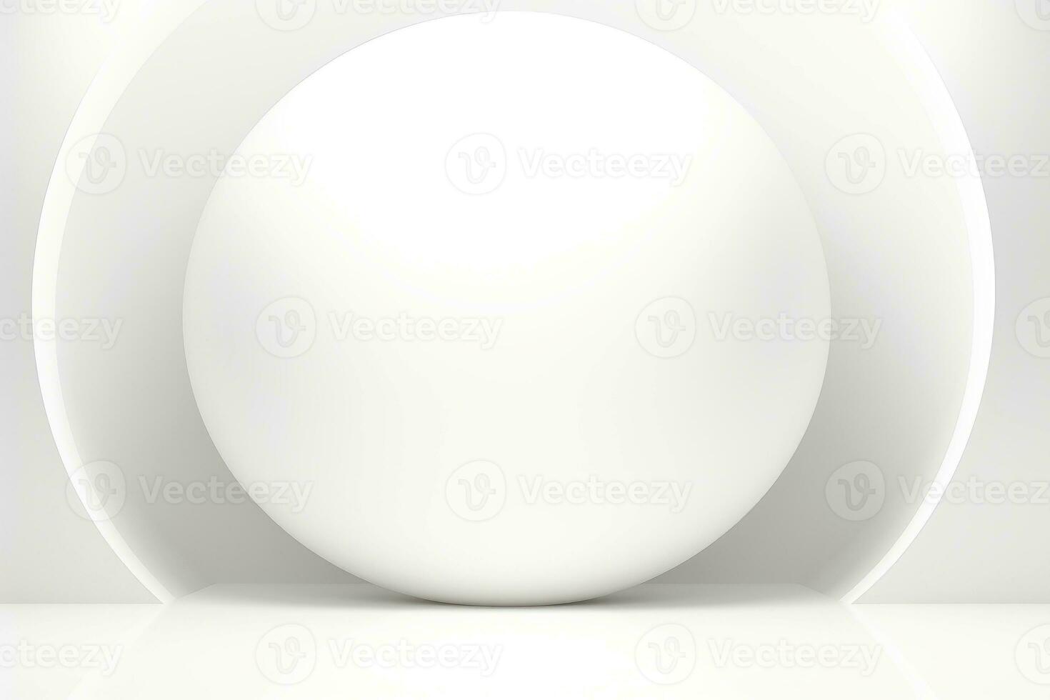 AI generated Abstract futuristic architecture background, Minimal technology white backdrop, Generative AI photo