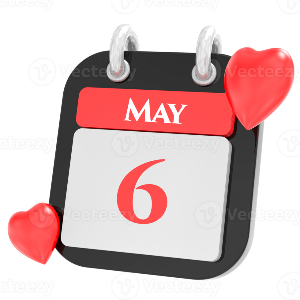 May with heart month day 6 png