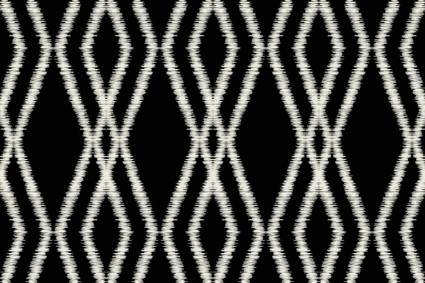 Ethnic Ikat fabric pattern geometric style.African Ikat embroidery Ethnic oriental pattern black background. Abstract,vector,illustration.Texture,clothing,frame,decoration,carpet,motif. vector
