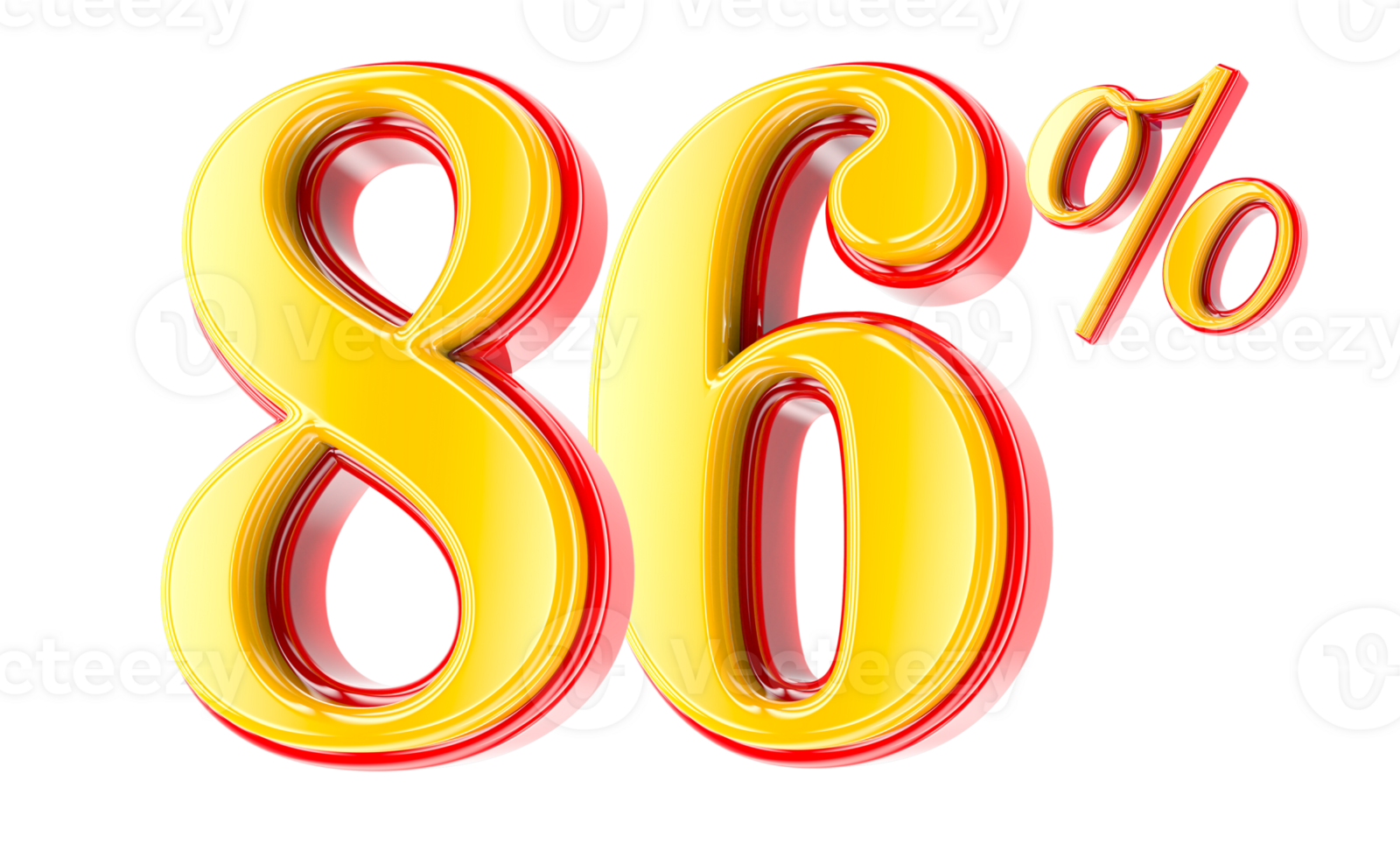3D percent off png download