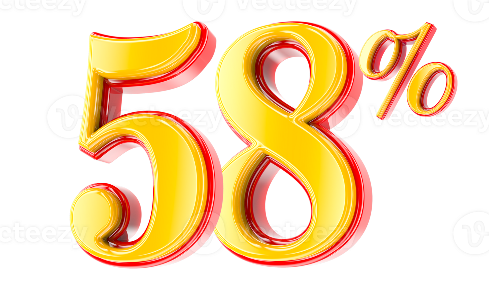 3D percent off png download