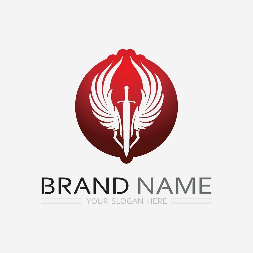 Wings logo vector icon symbol illustration design template