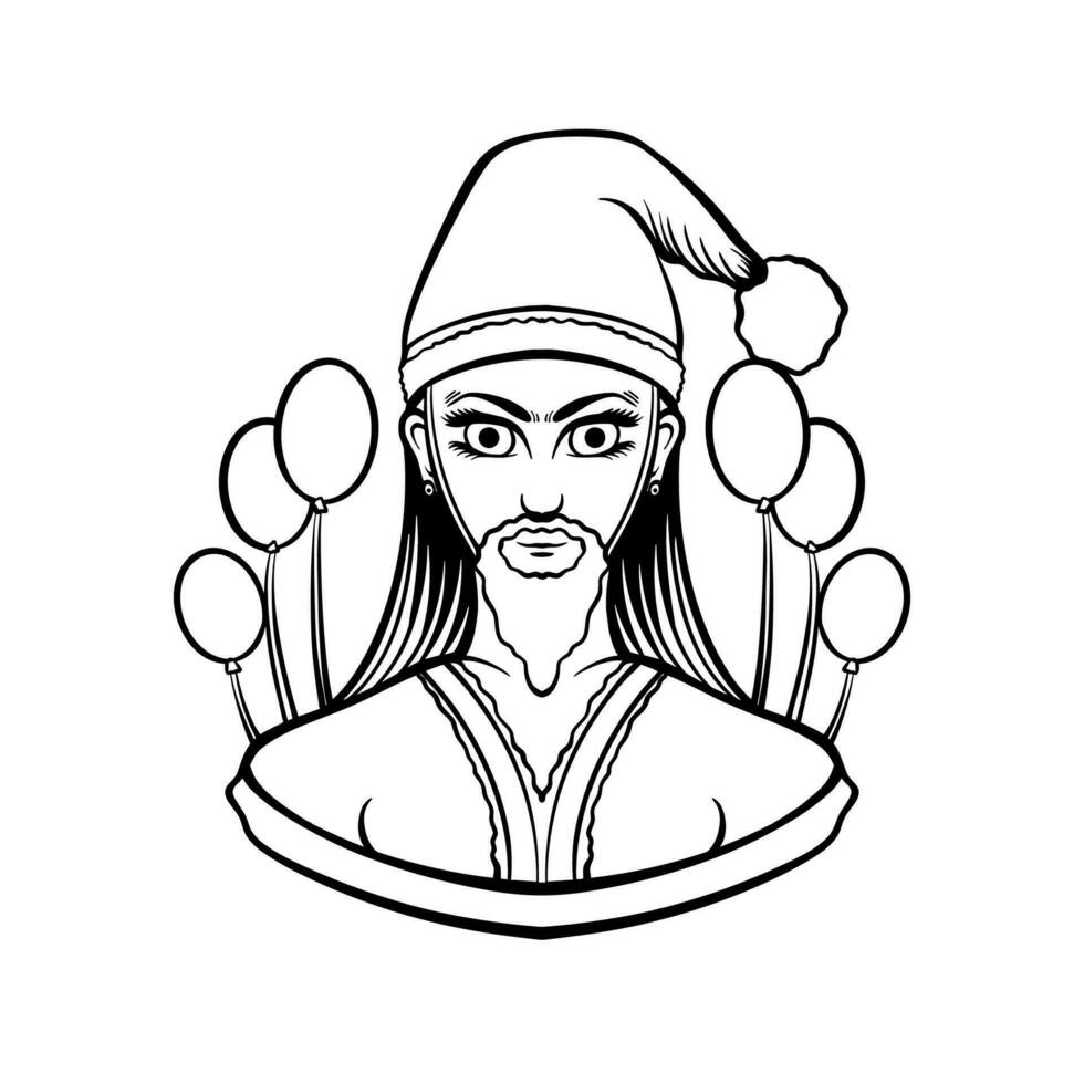 vector christmas coloring book cartoon