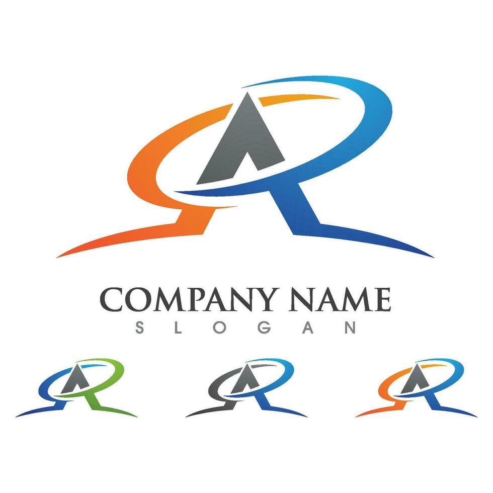 A Letter Logo Template vector