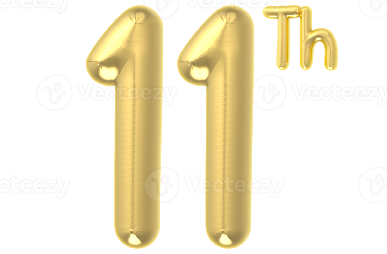 11 Party decoration gold balloon png