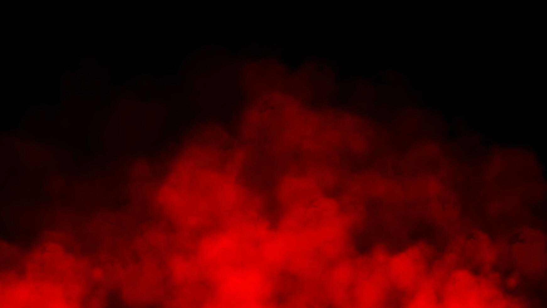 Abstract red smoke mist fog on a black background. Texture smoke background. photo