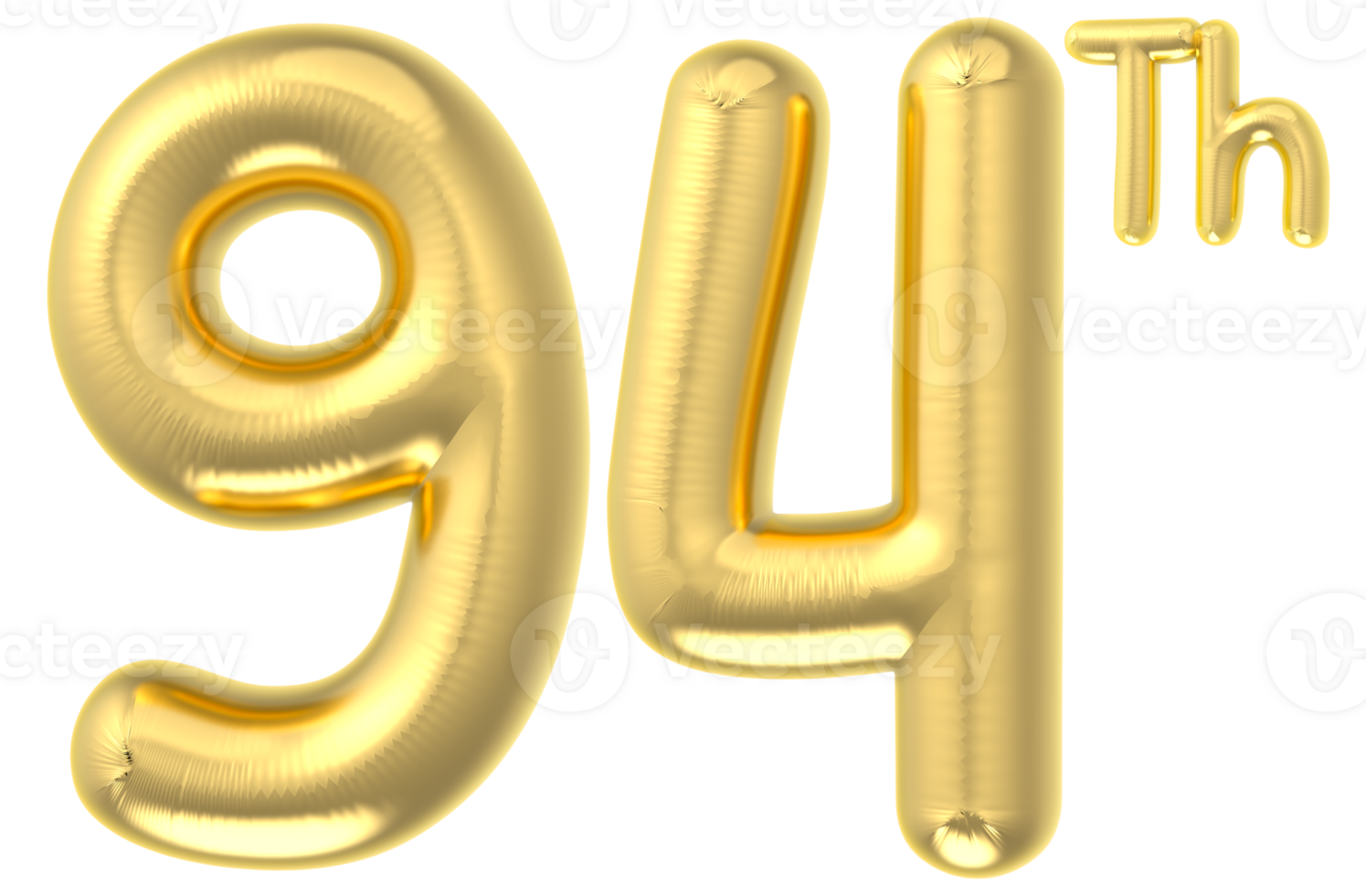 94 Party decoration gold balloon png