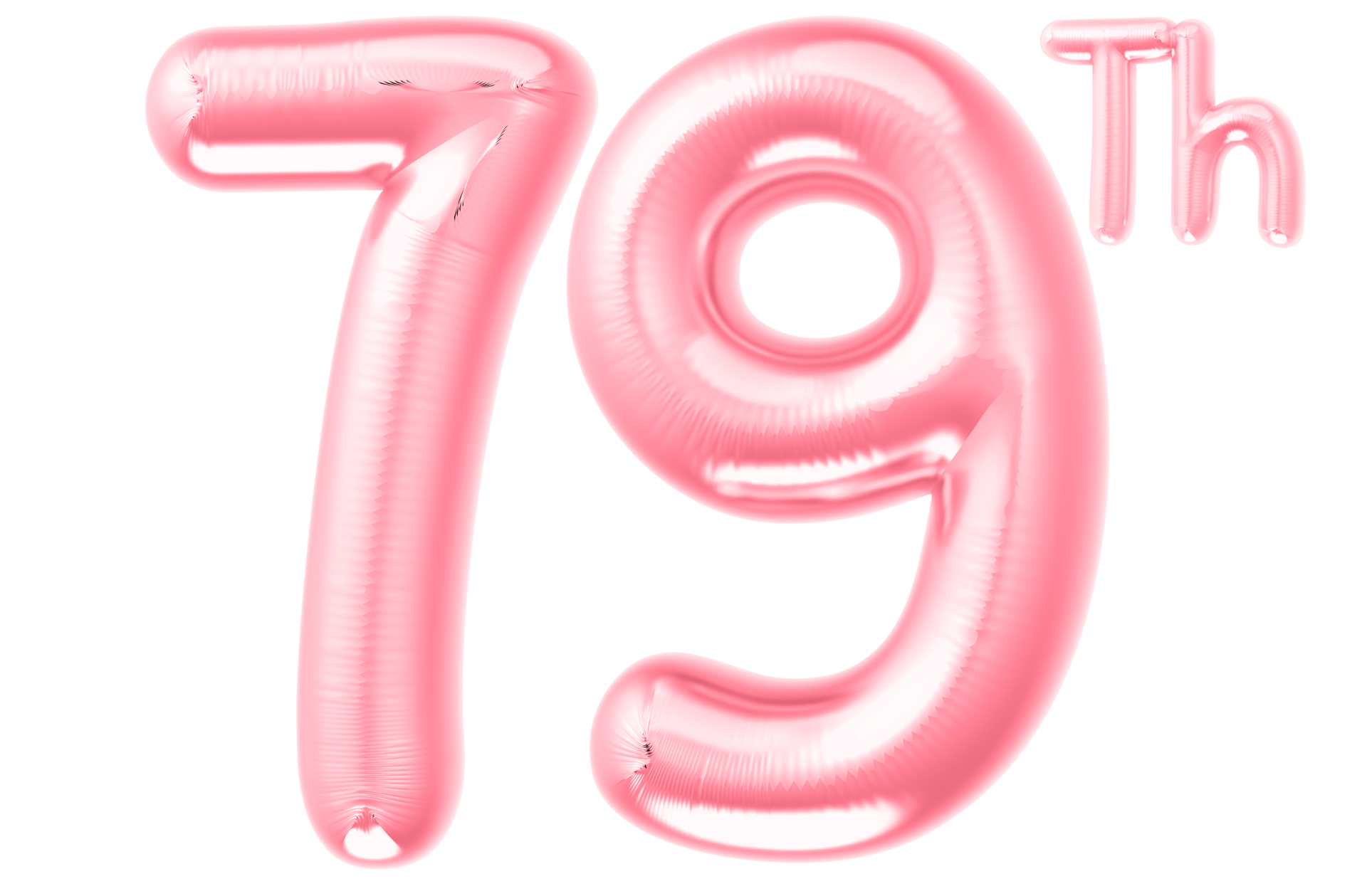 pink birthday balloons on transparent background png 34625519 PNG