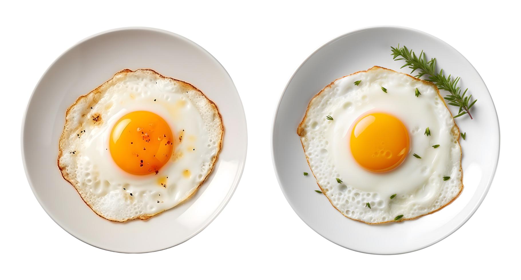 Plate of Sunlit Fresh Eggs, Morning Culinary Perfection, ai generated png