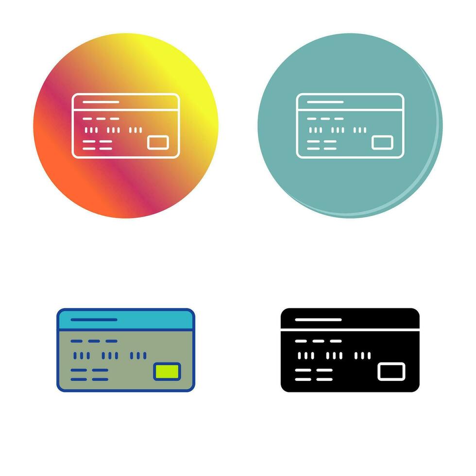 Debit Card Vector Icon