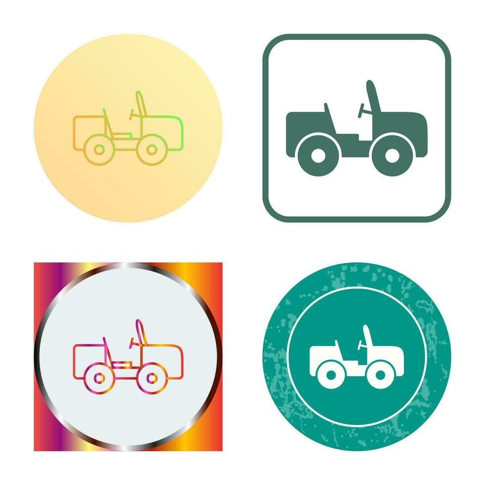 Safari Jeep Vector Icon