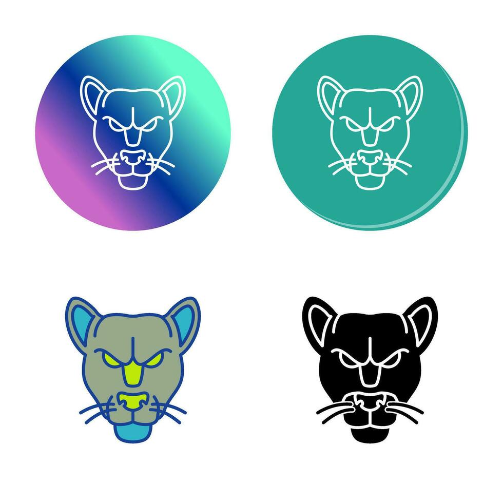 Black Panther Vector Icon