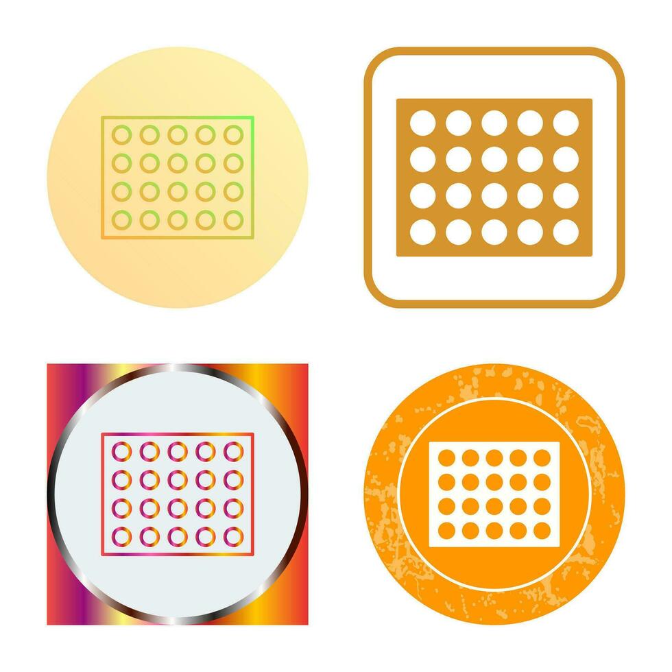 Colored Palette Vector Icon