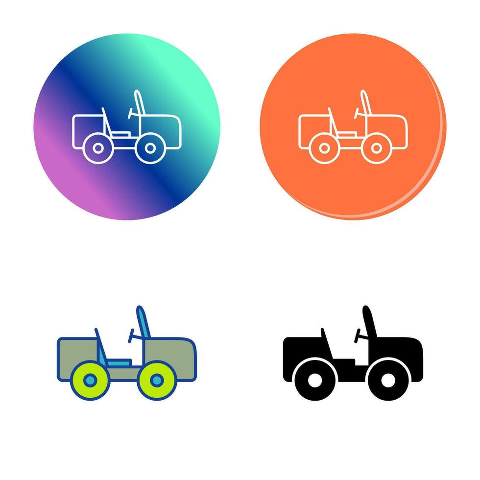 Safari Jeep Vector Icon