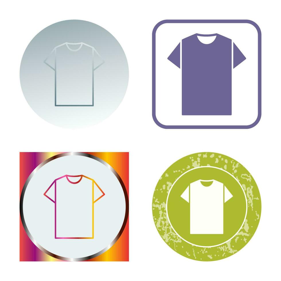 Plain T Shirt Vector Icon