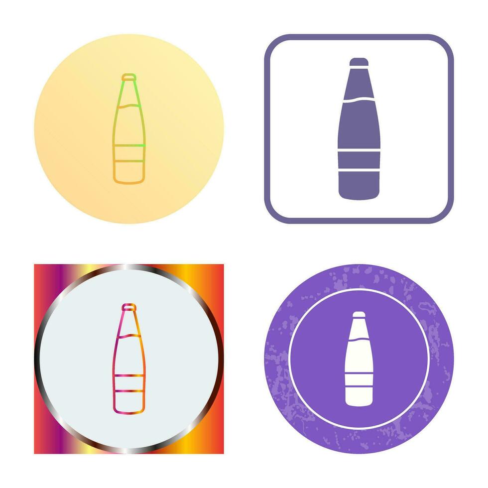 Beer Bottle Vector Icon