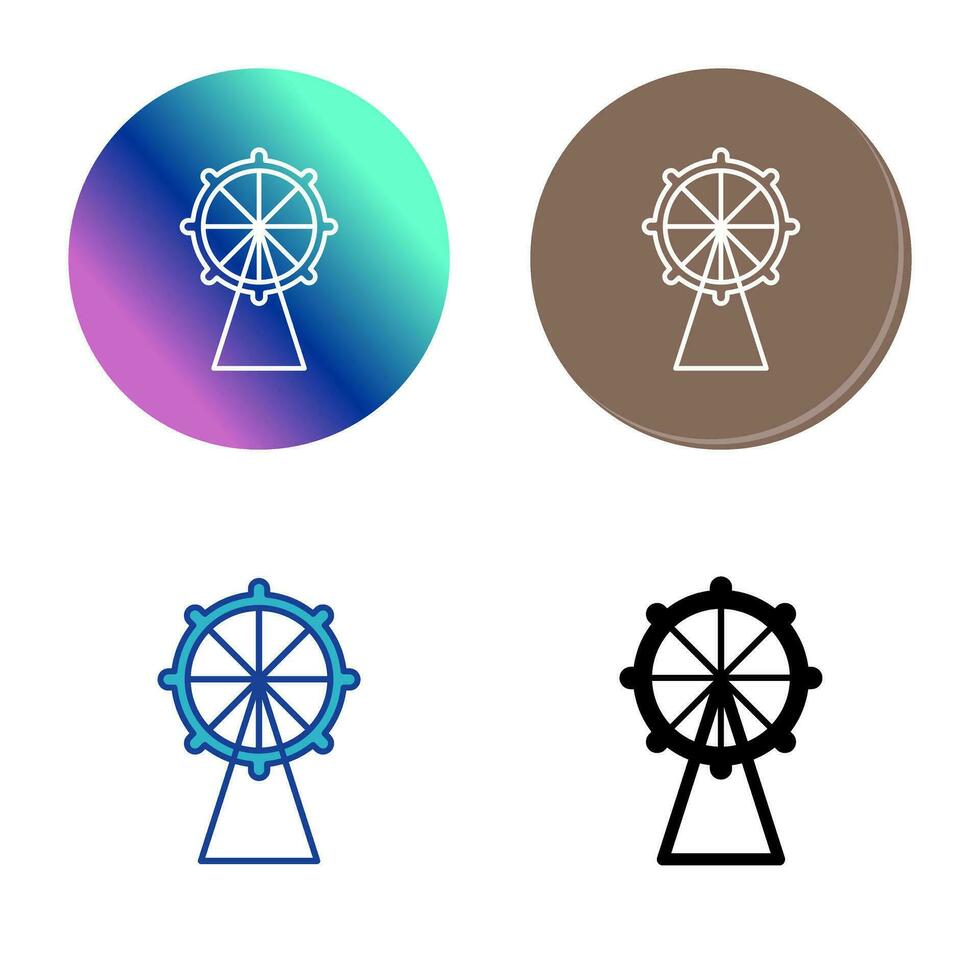 Ferris Wheel Vector Icon