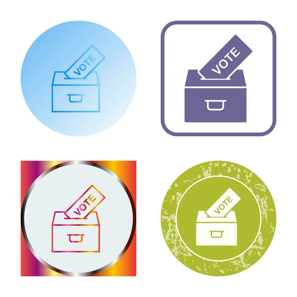 Casting Vote Vector Icon