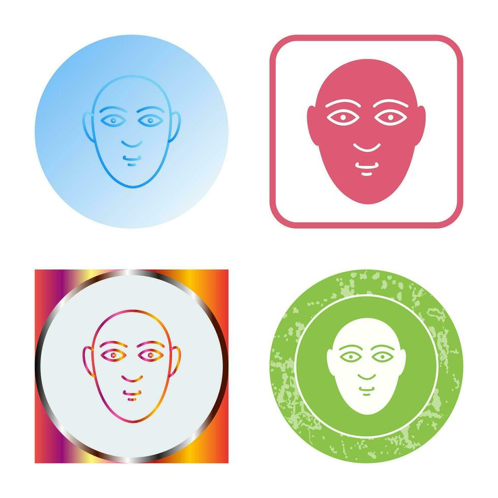 Human Face Vector Icon