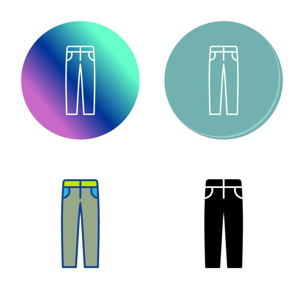 Men's Pants Vector Icon