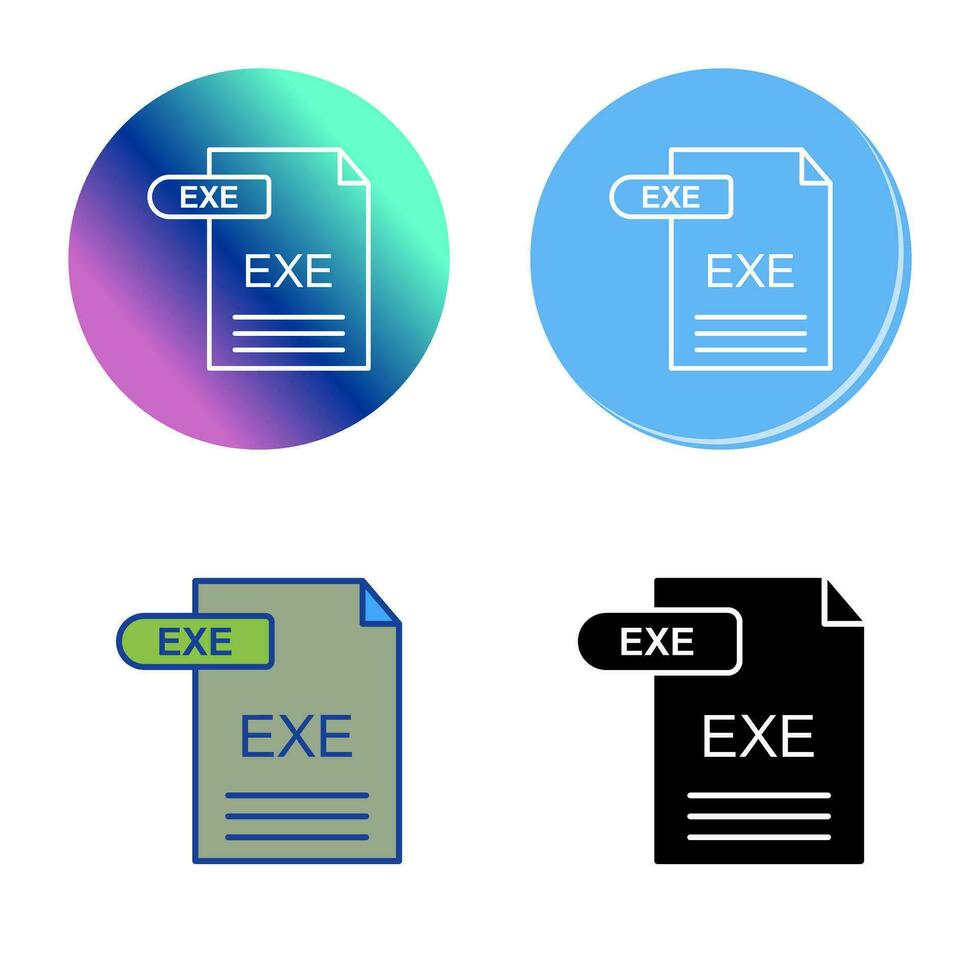 EXE Vector Icon