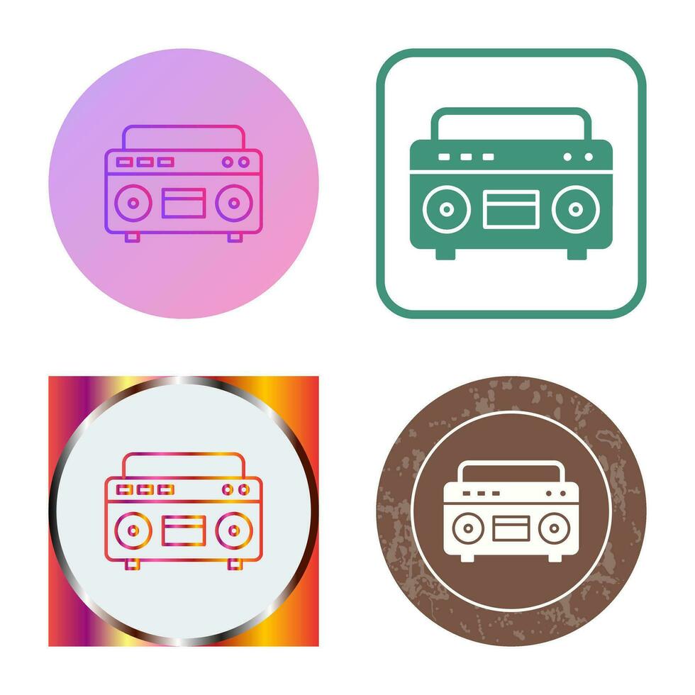 Casette Player Vector Icon