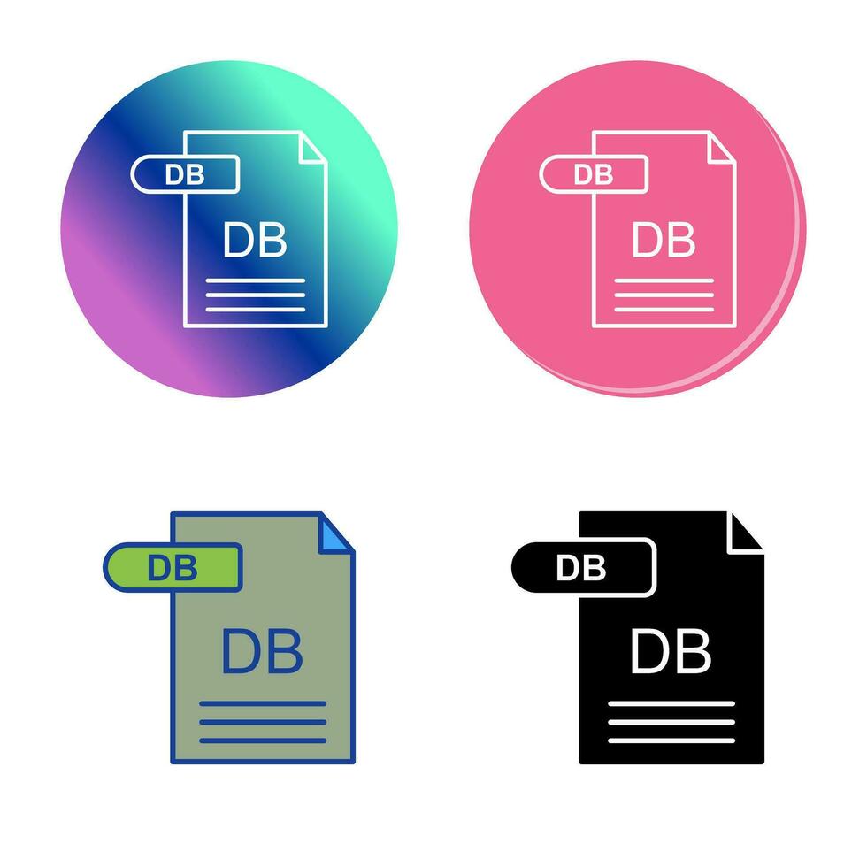 icono de vector de base de datos