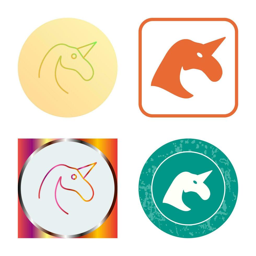 Unicorn Vector Icon