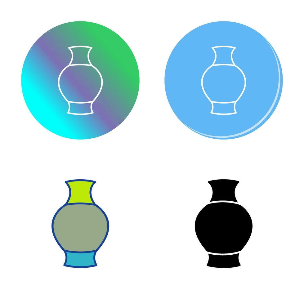 Antique Jar Vector Icon