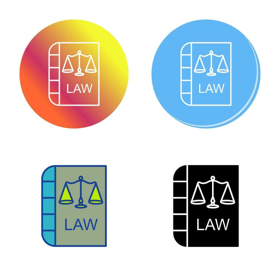 Law and Order Vector Icon