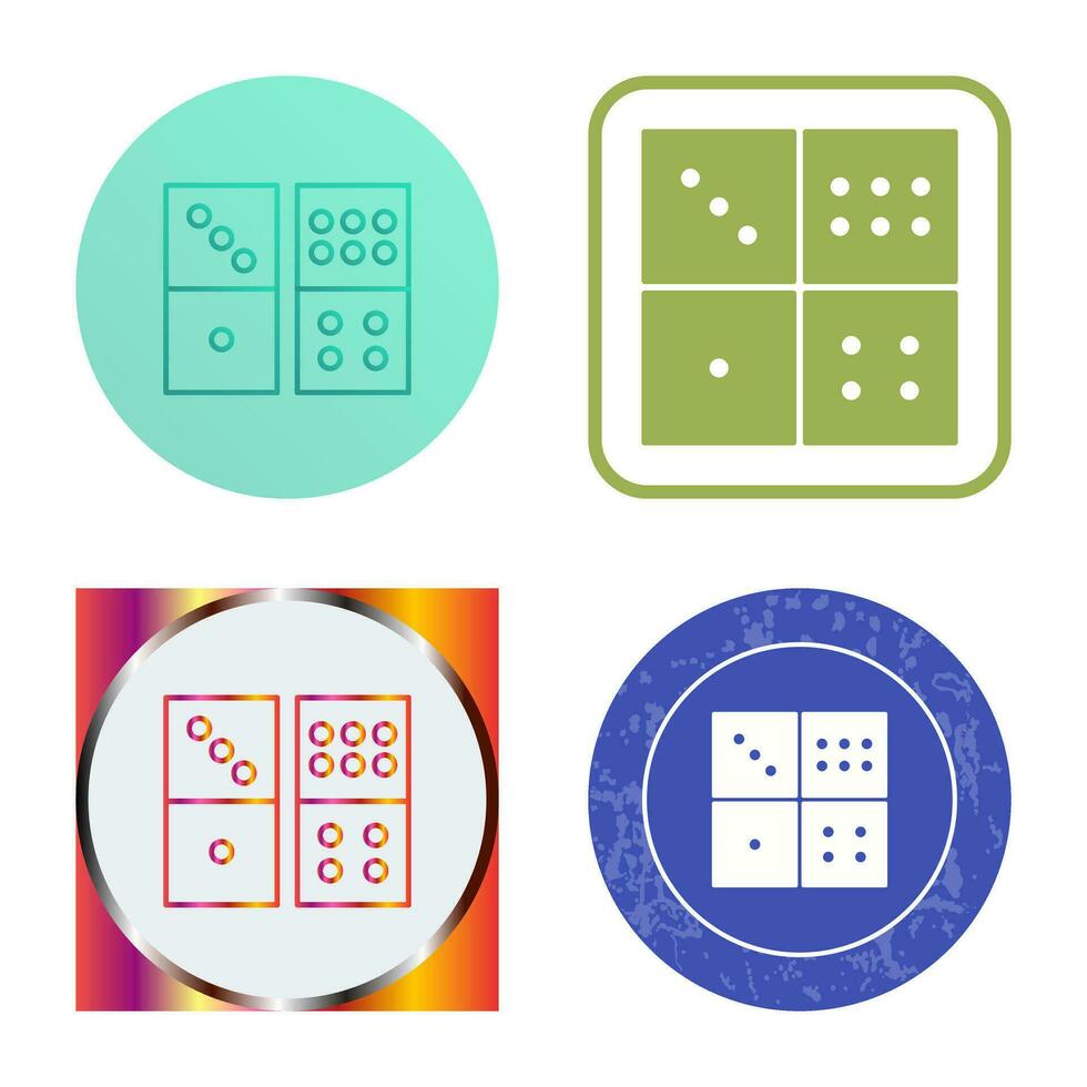 Domino Game Vector Icon