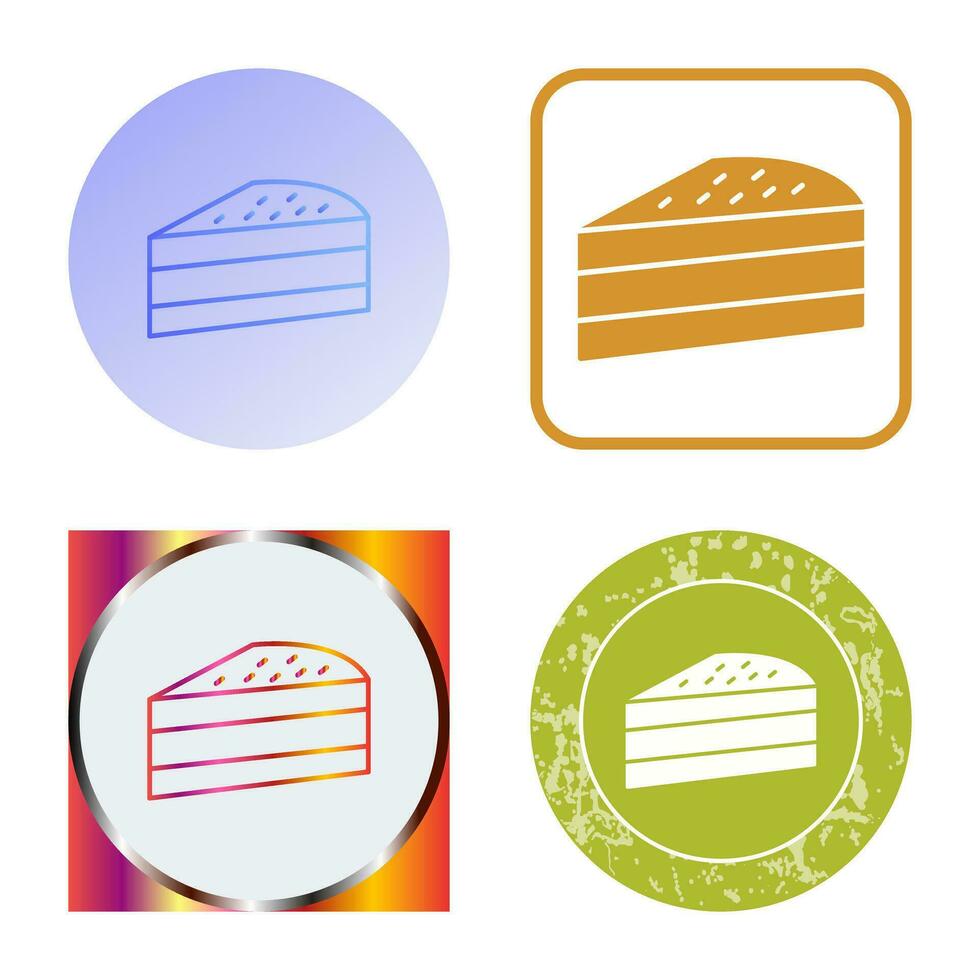 Cake Slice Vector Icon