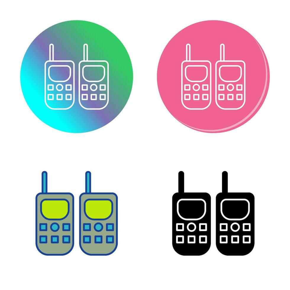 Walkie Talkie Vector Icon