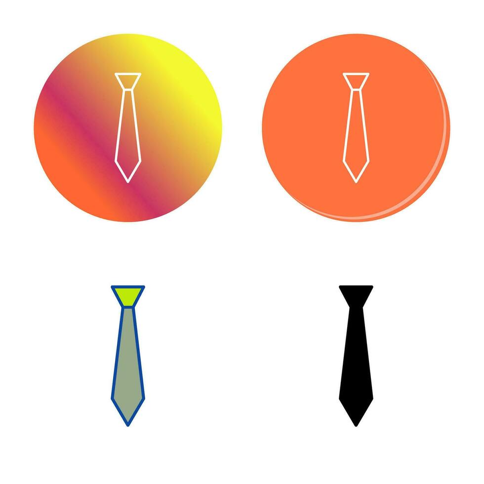 icono de vector de corbata