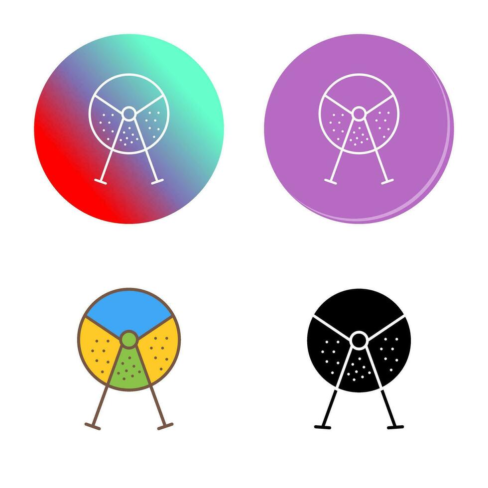 Lottery Machine Vector Icon