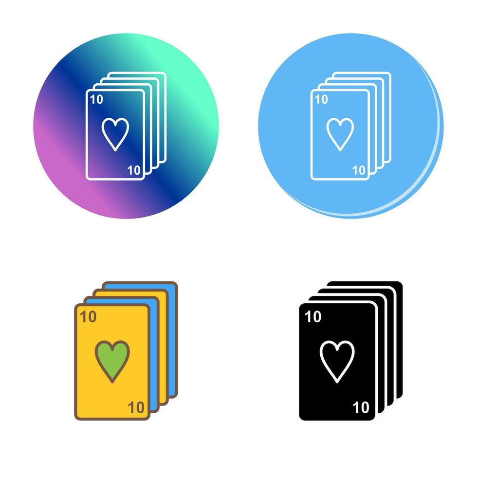Deck of Cards Vector Icon