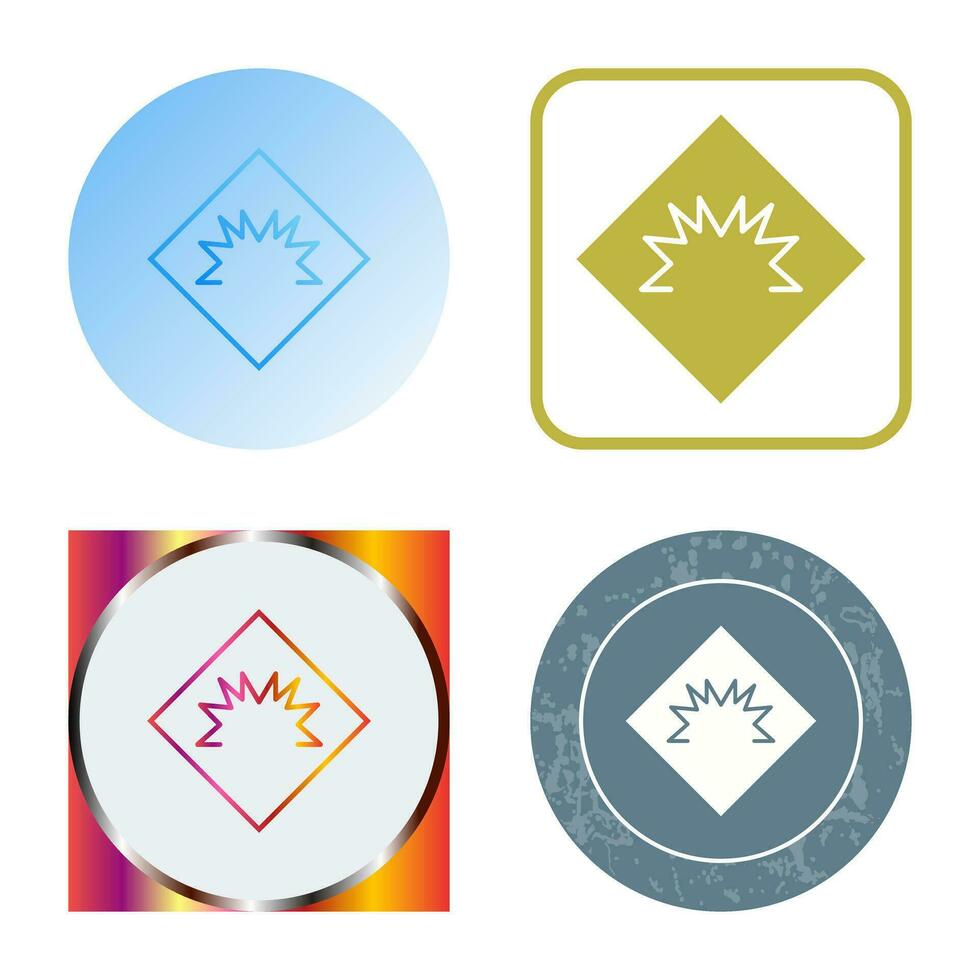 Danger of Welding Flash Vector Icon