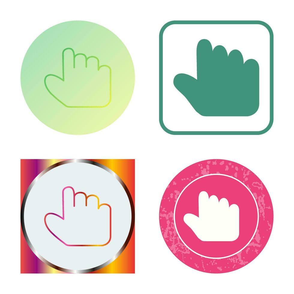 Unique Hold Vector Icon