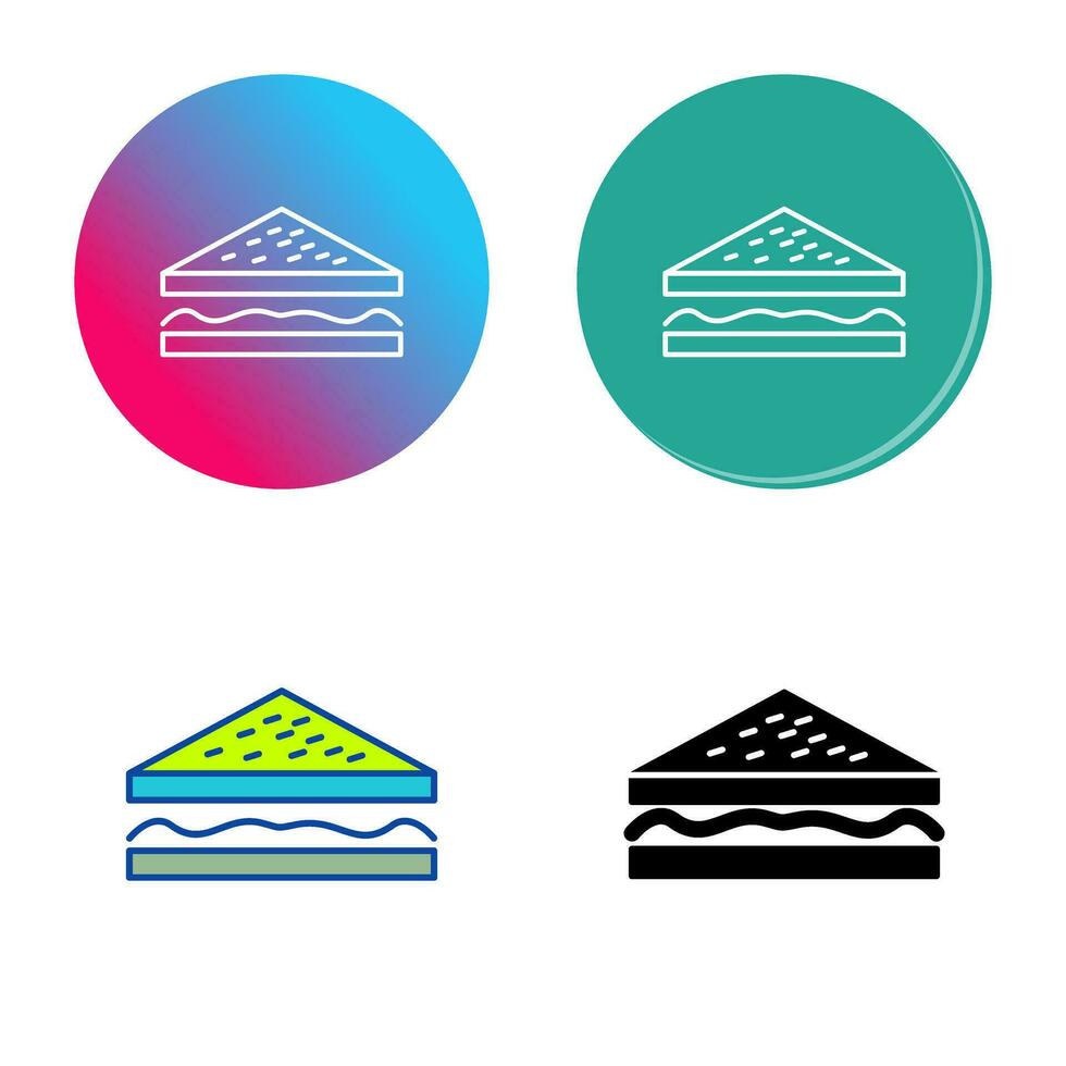 Unique Sandwich Vector Icon