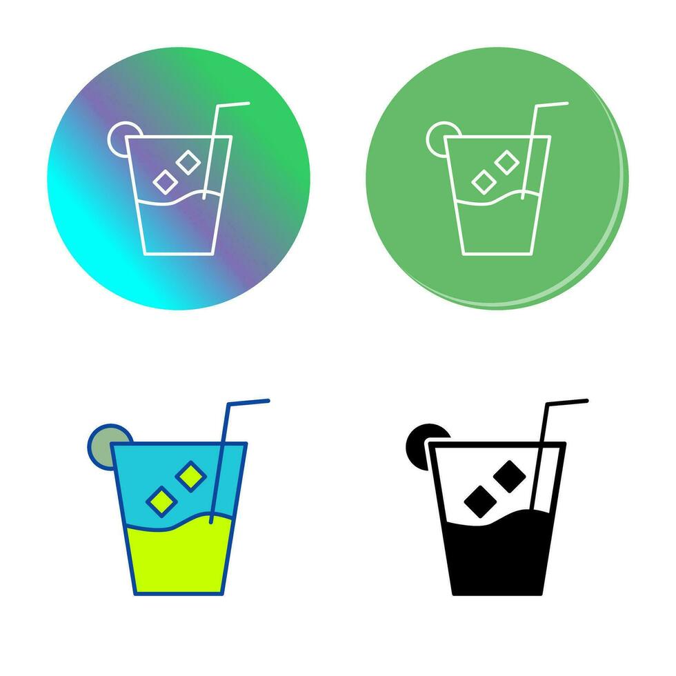 Unique Whiskey Sour Vector Icon