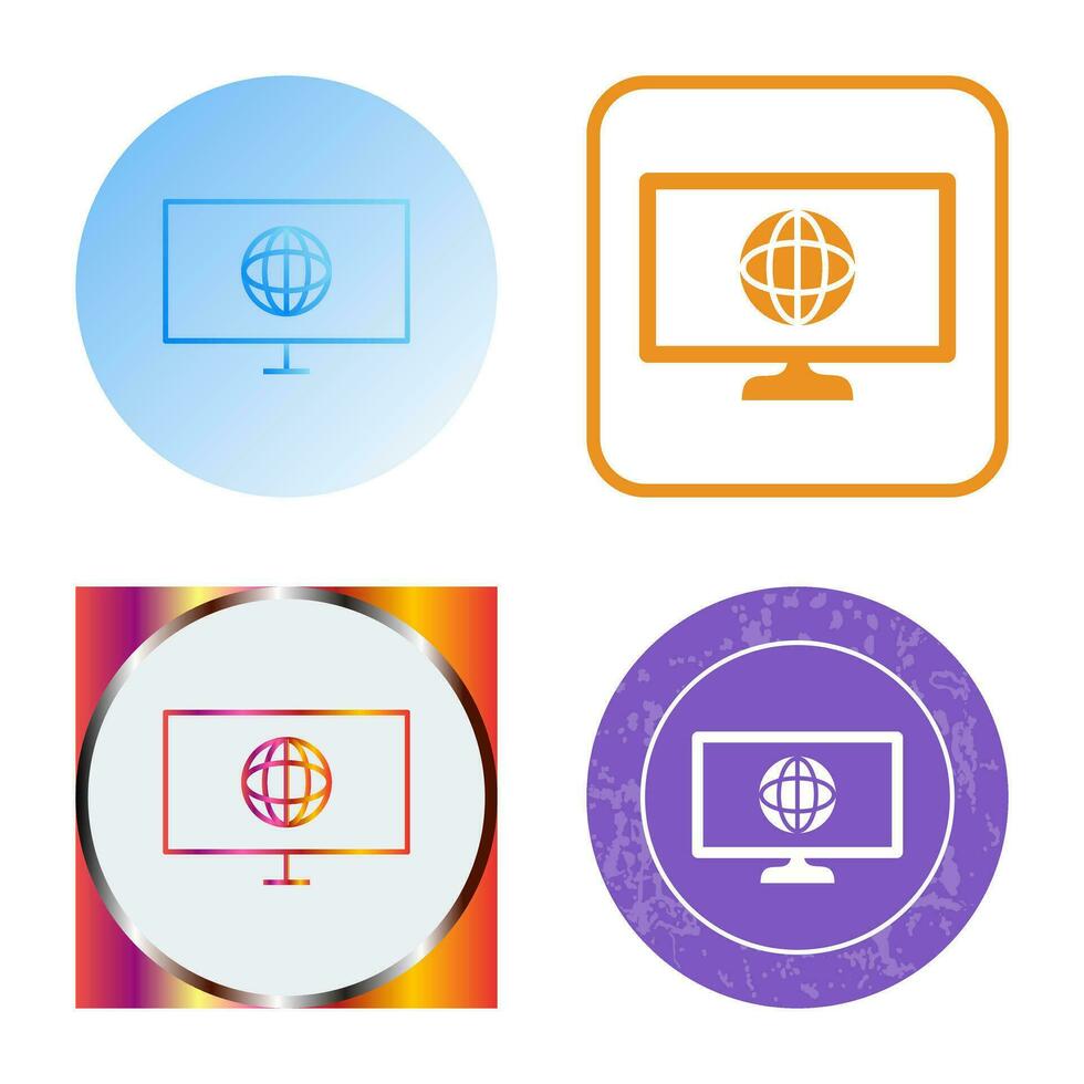 Unique Intranet Vector Icon