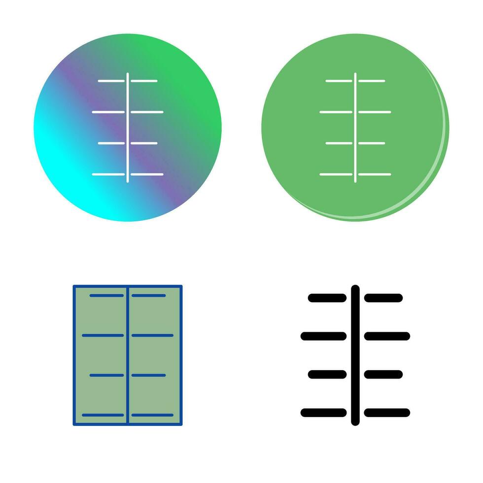 icono de vector de alineación de centro único